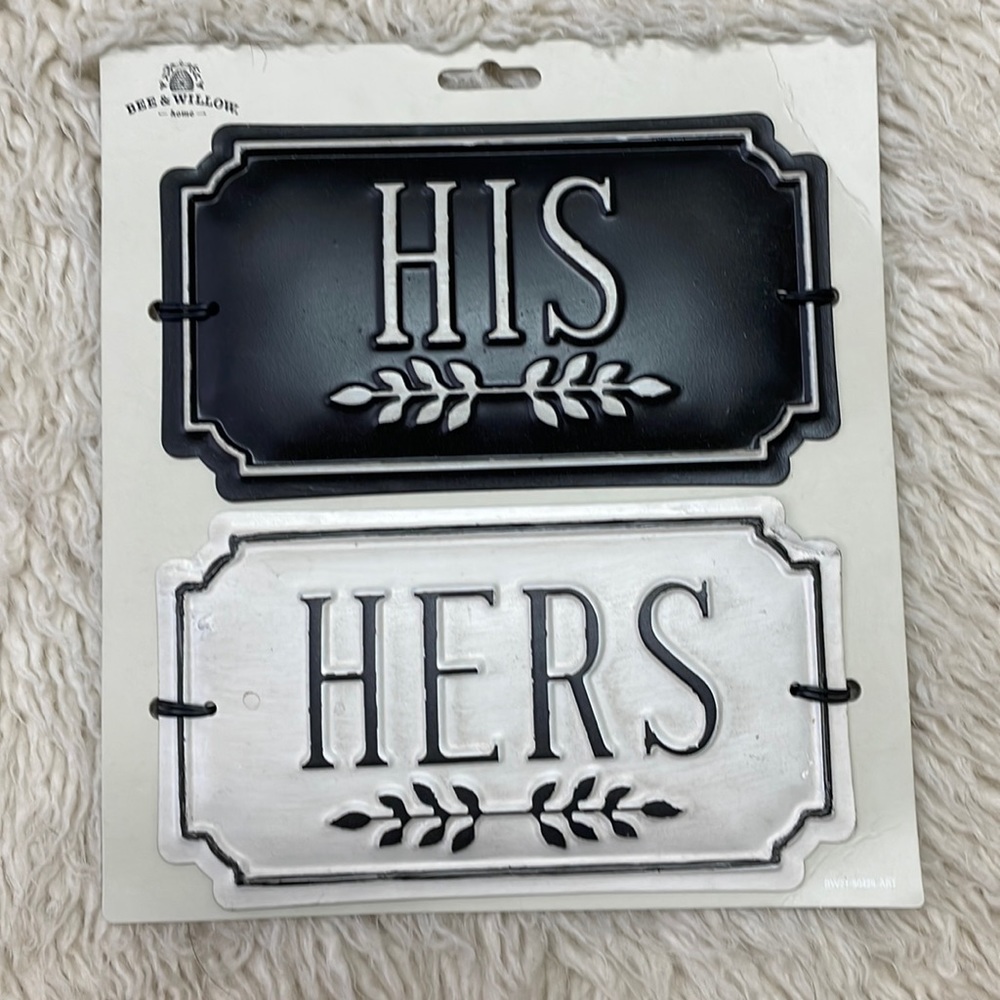 His and her sign